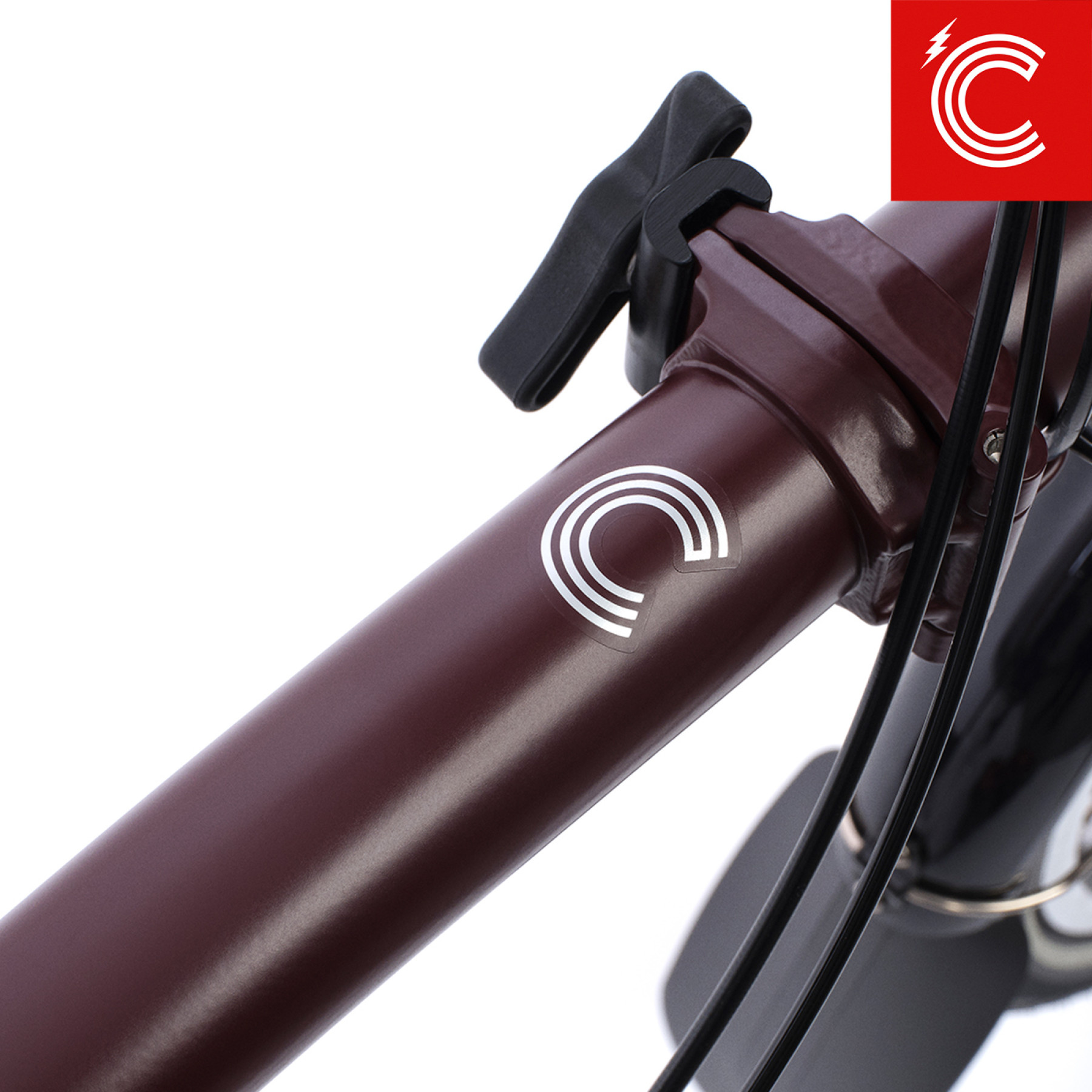 Brompton C Line Electric Red Plum Mid Bild 07