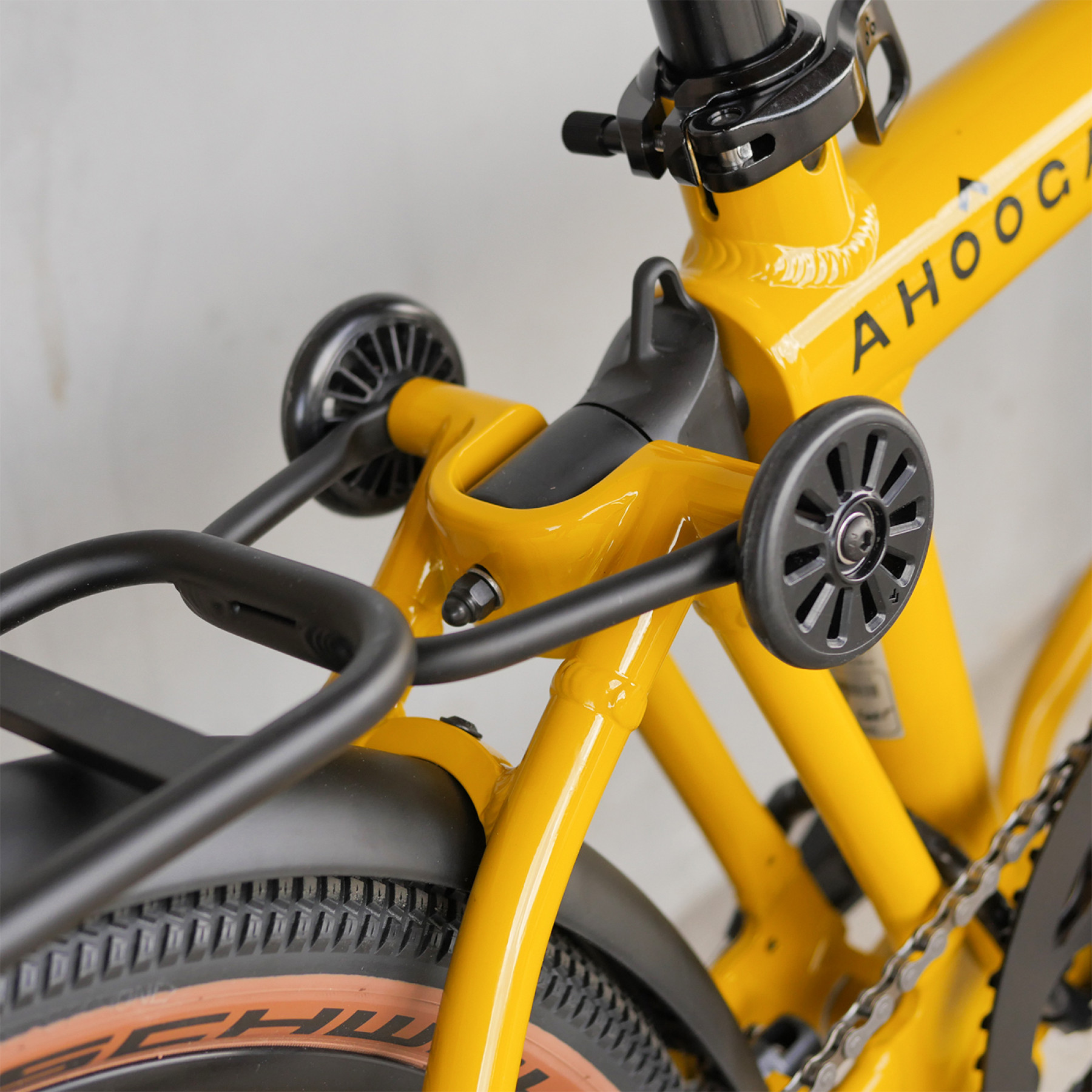 Ahooga E-Max Bumblebee Yellow mit Schaltwerk 20 Zoll E-Faltrad Bild 08