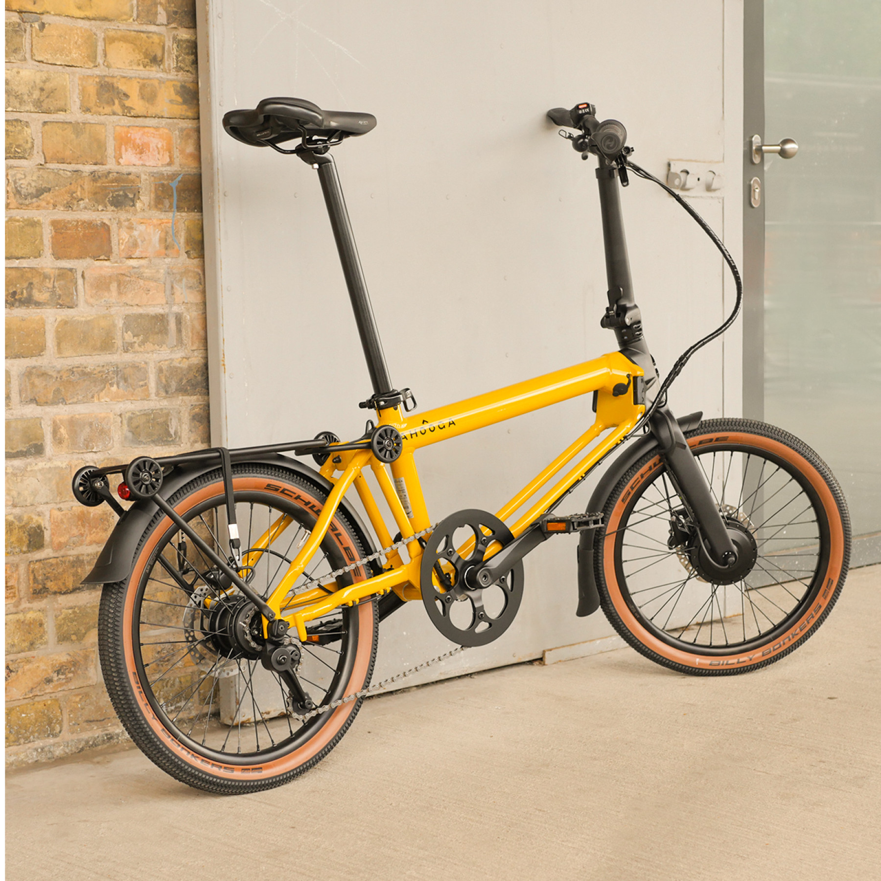 Ahooga E-Max Bumblebee Yellow mit Alfine 8 20 Zoll E-Faltrad Bild 03