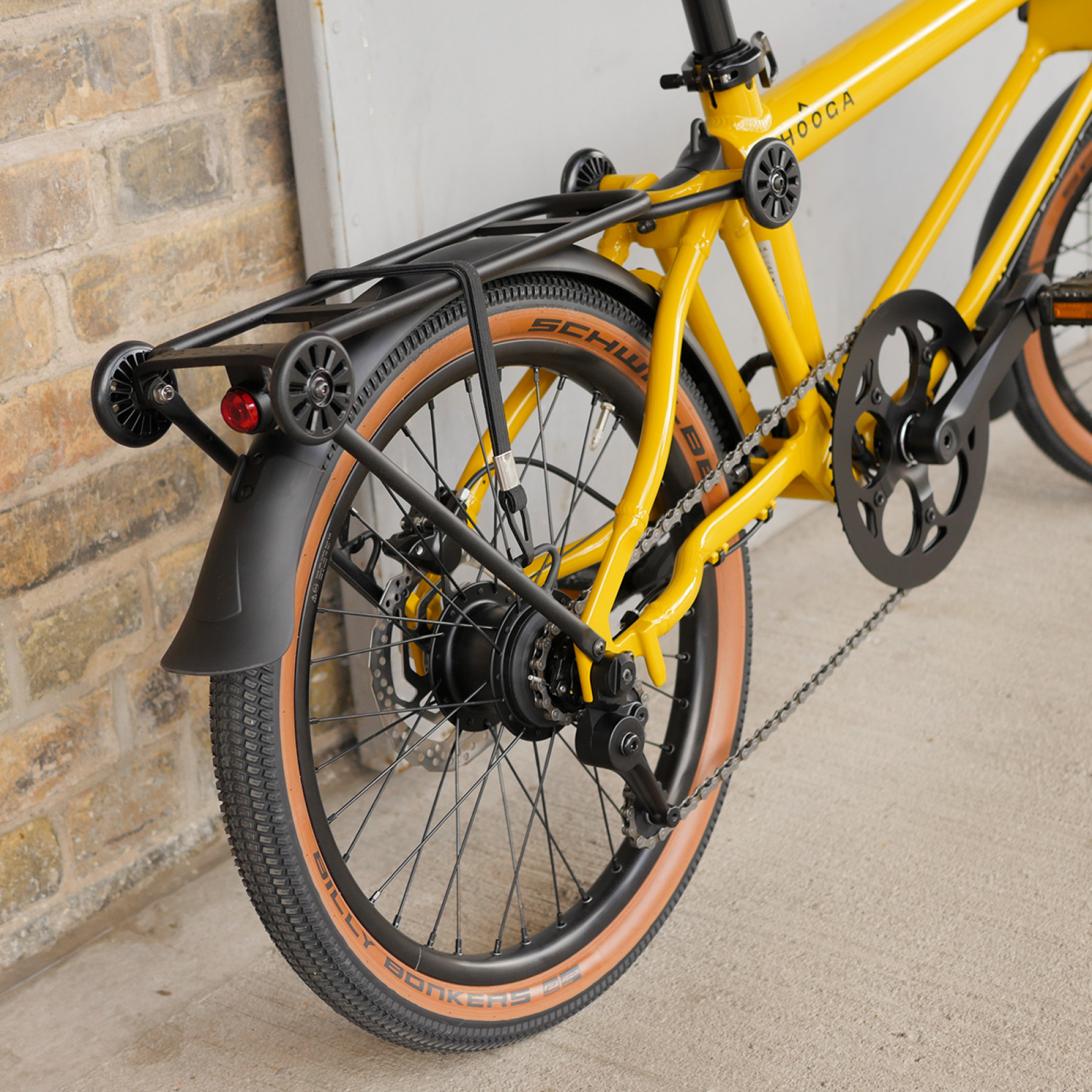 Ahooga E-Max Bumblebee Yellow mit Alfine 8 20 Zoll E-Faltrad Bild 05