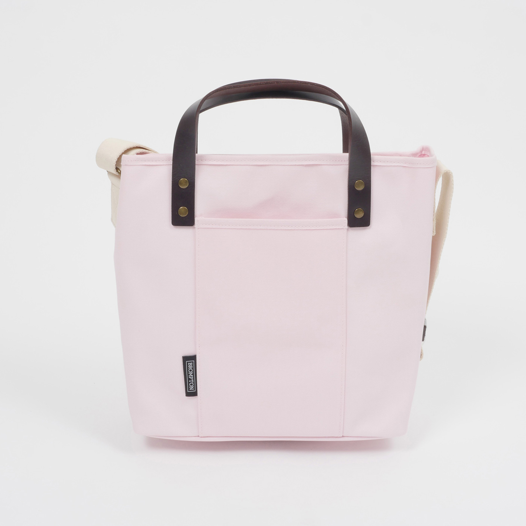 Freisteller einer Brompton Tote Bag in Rosa frontal von vorne