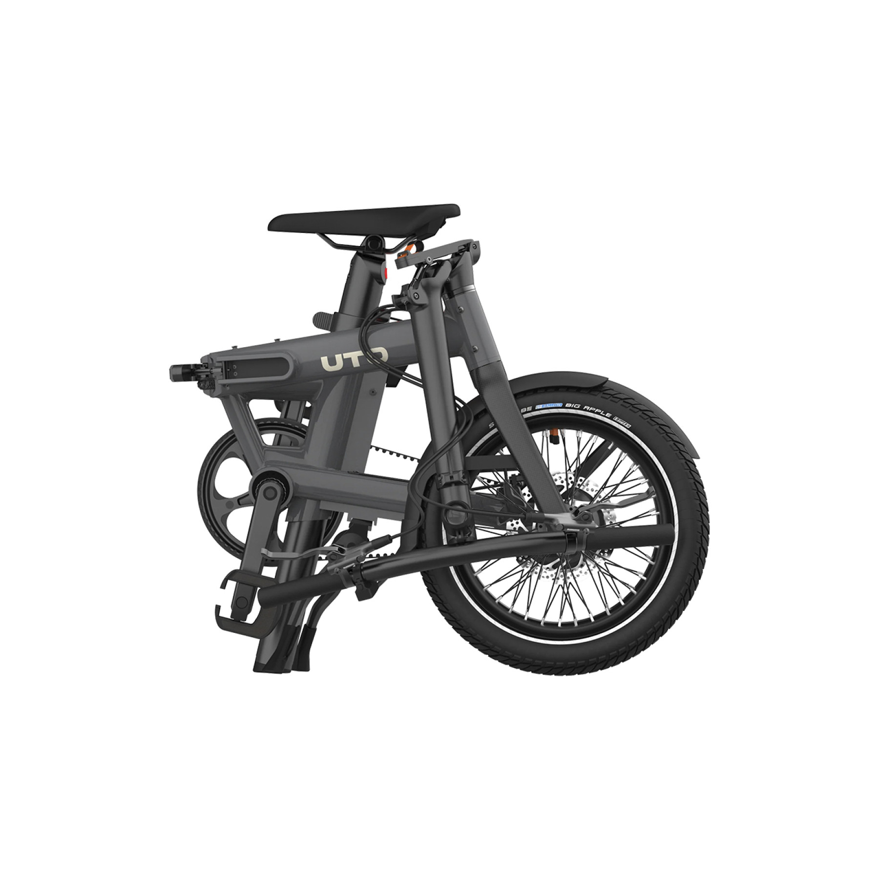 UTO Pro16 Anthrazitgrau - 250 Wh 16 Zoll E-Bike Klapprad Bild 06