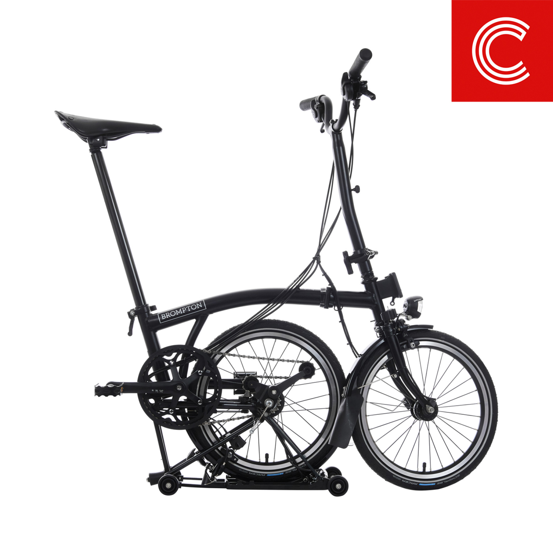Brompton Faltrad C Line High Black Best Price, 03