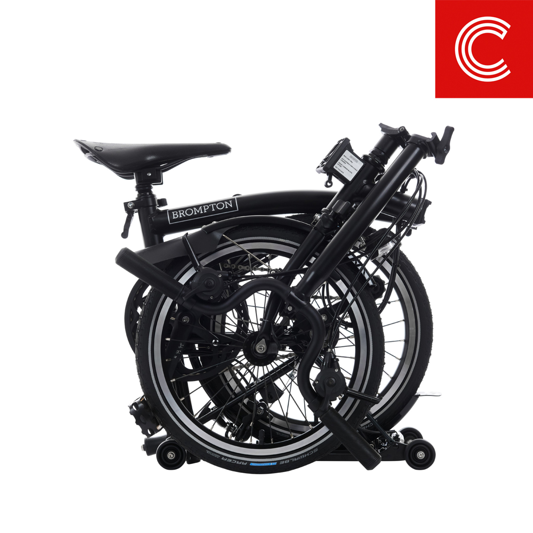 Brompton Faltrad C Line High Black Best Price, 04