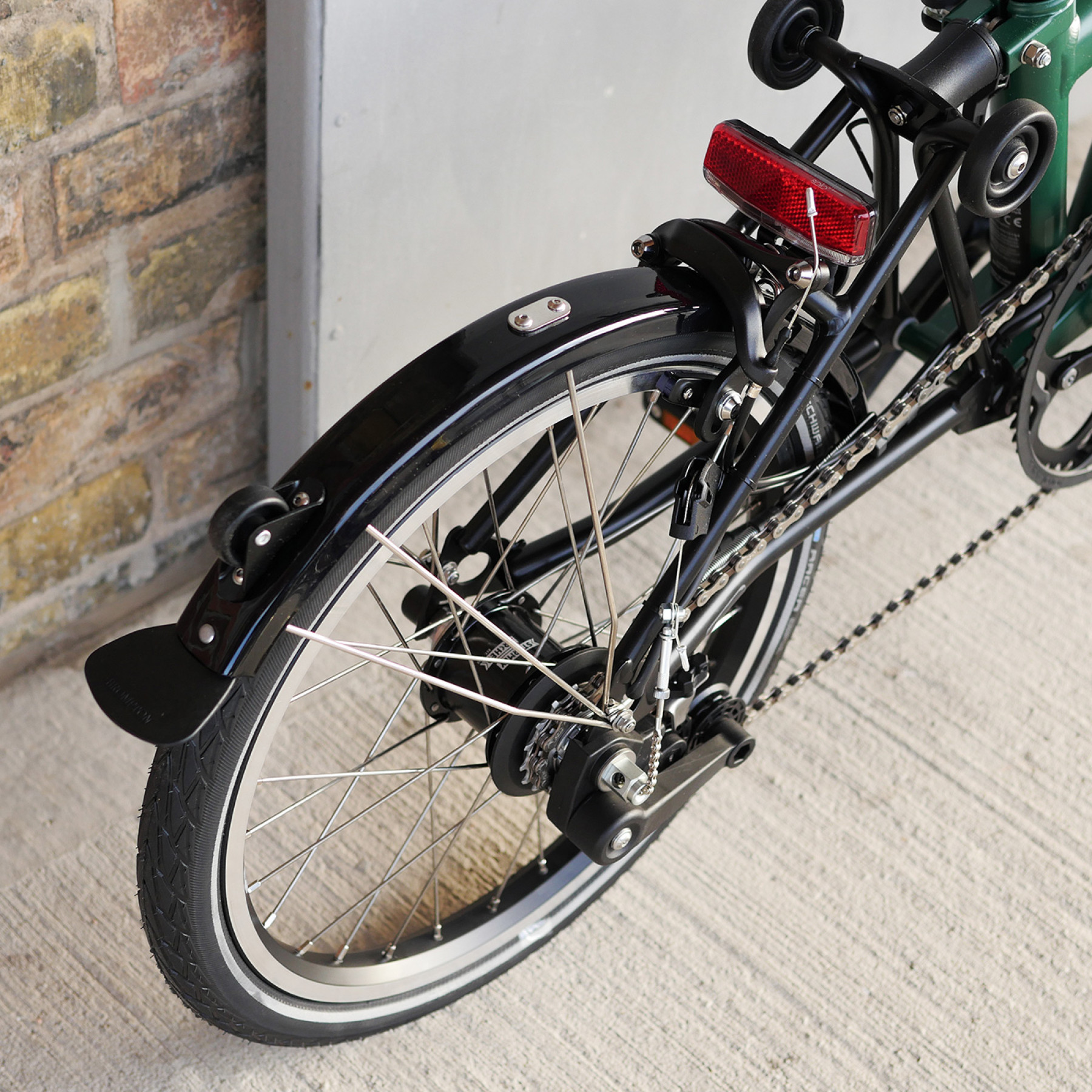 Brompton C Line Racing Green Mid Detailansicht 08