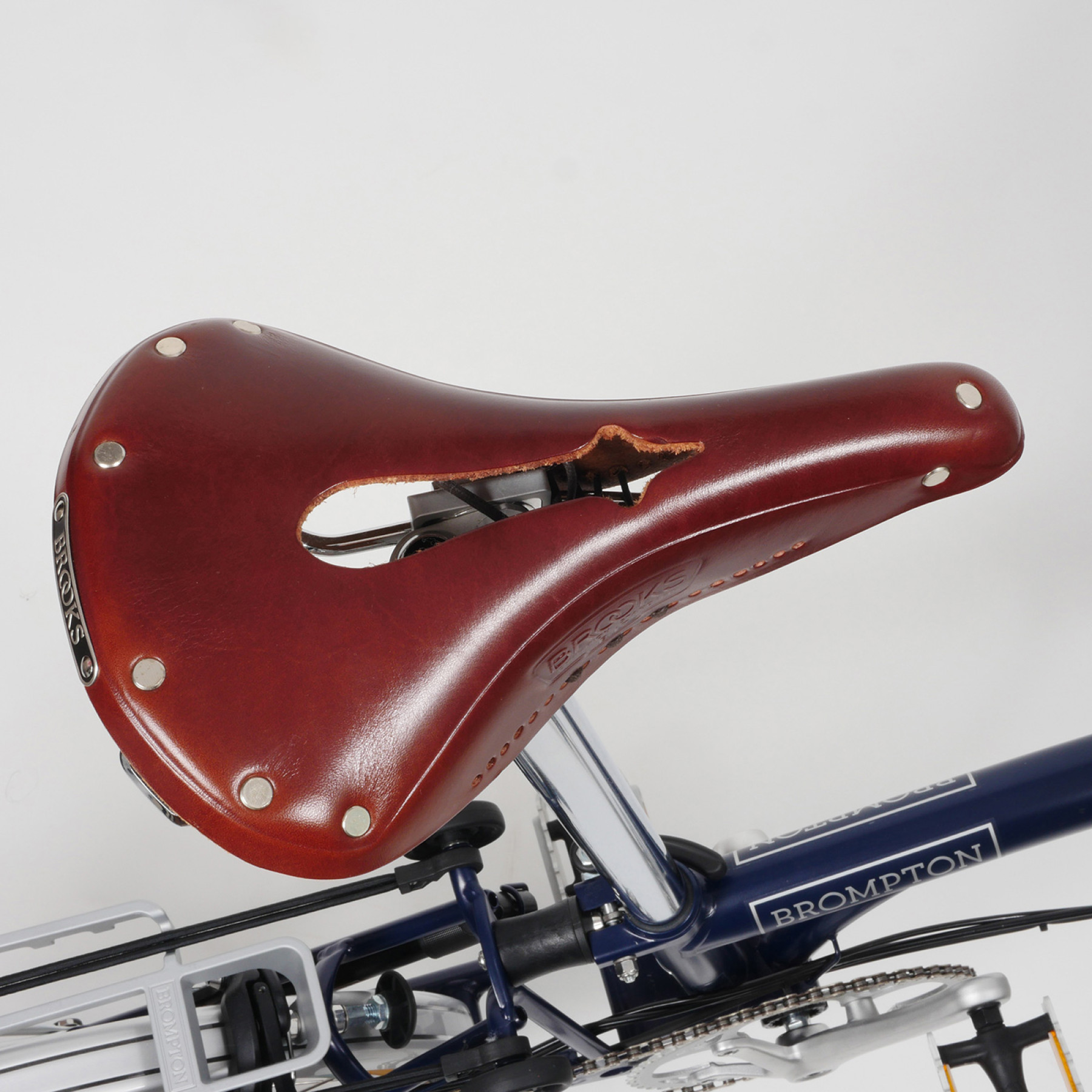 Brooks Sattel B17 Carved, Brown