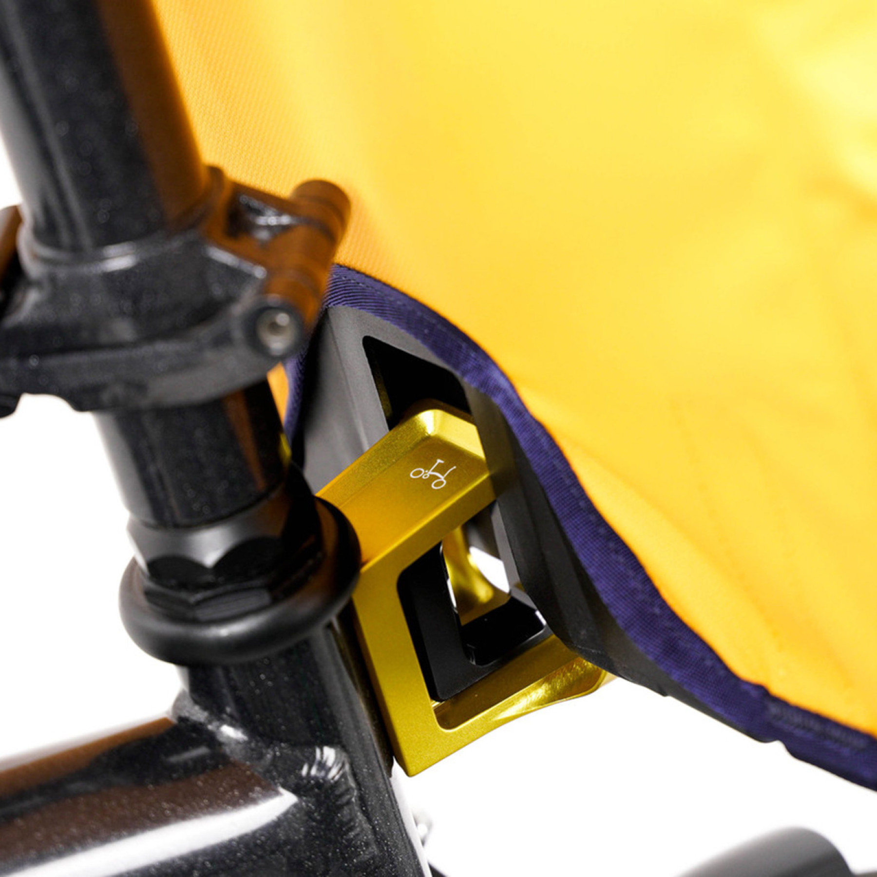 Das ultimative Upgrade für dein Brompton Faltrad, der Brompton Trägerblock in Gold, Bild 12