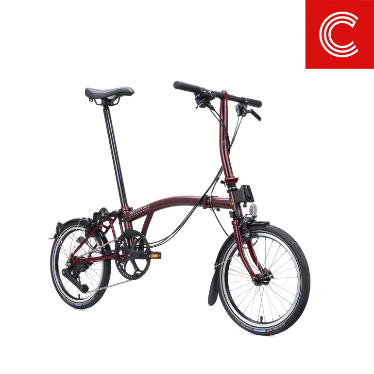 Brompton C Line Red Plum Low Bild 01