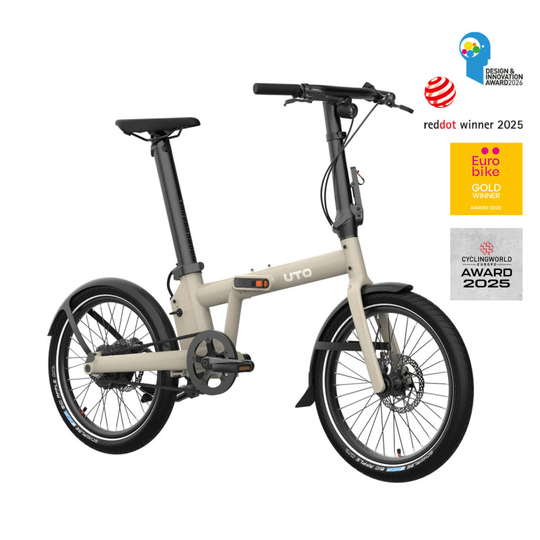 UTO Pro20 Taupe - 352 Wh 20 Zoll E-Bike Klapprad Bild 01