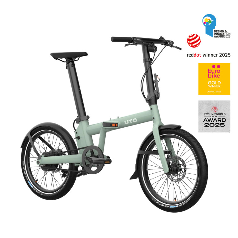 UTO Pro20 Rauchgrün - 352 Wh 20 Zoll E-Bike Klapprad Bild 01