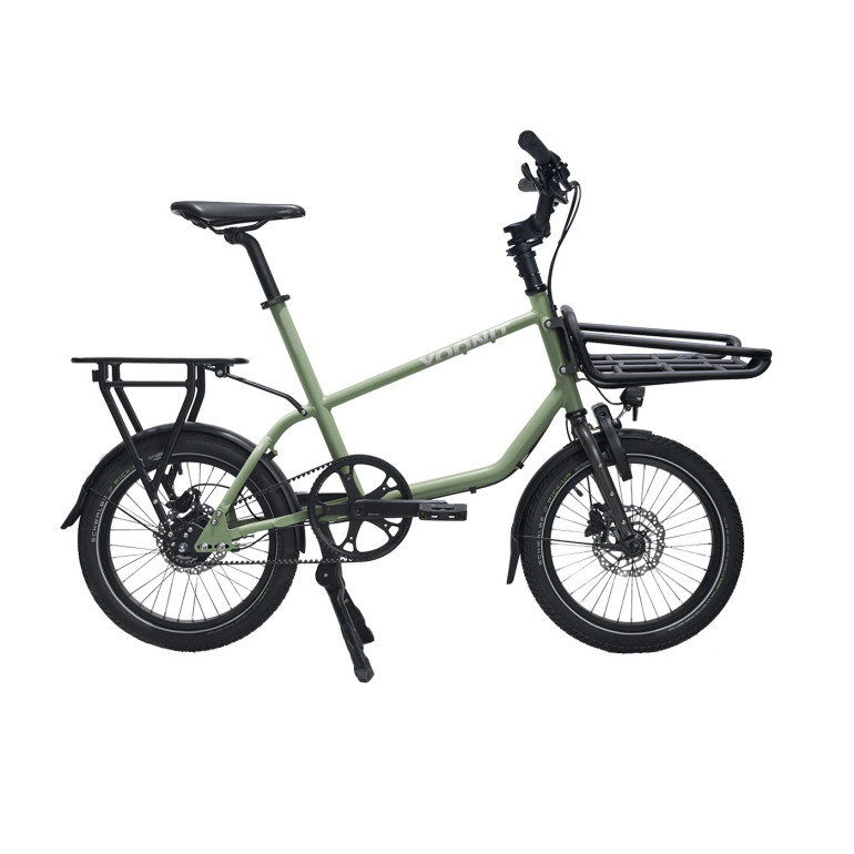 Yoonit Micro Classic 18 Zoll Kompaktrad Gates Riemen - Green Mary Bild 01