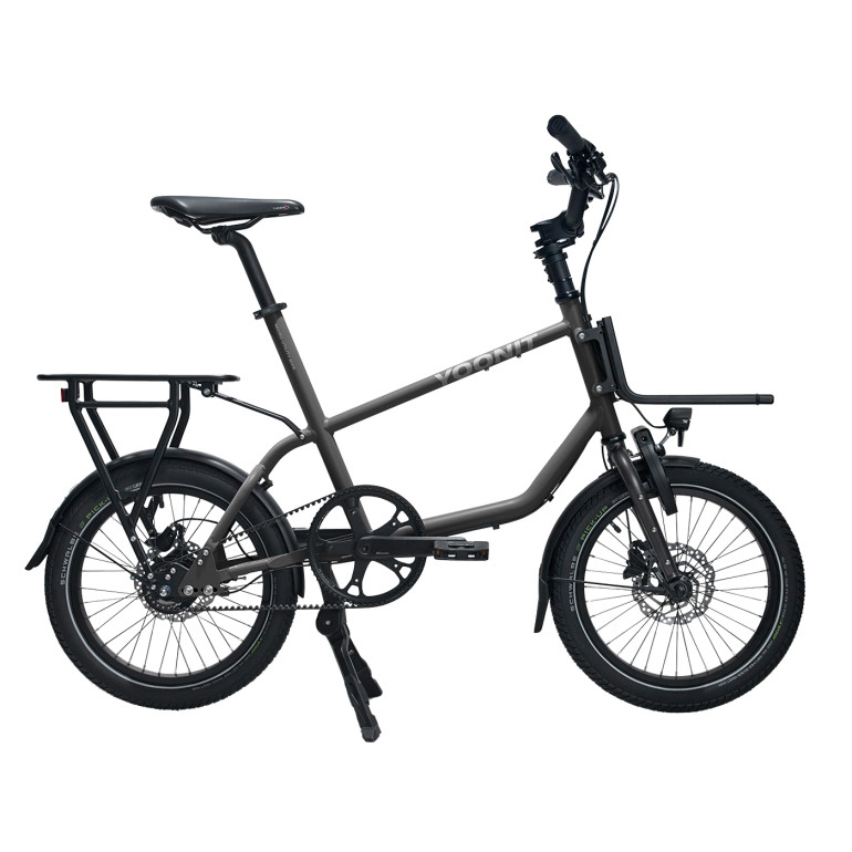 Yoonit Micro Classic 18 Zoll Kompaktrad Gates Riemen - Graphite Grey Bild 01