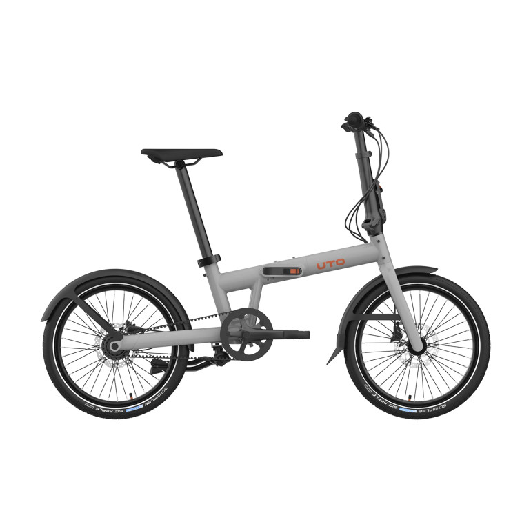 UTO Pro20 NE Grau 20 Zoll Klapprad Riehmenantrieb Bild 01