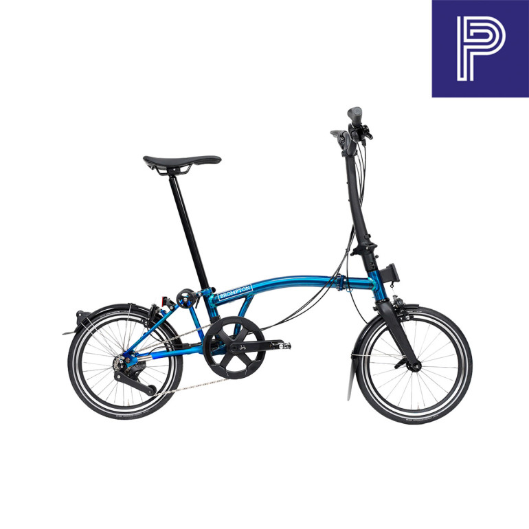 Brompton P Line Pacific Lacquer High mit Carbon und Titan Bild 01