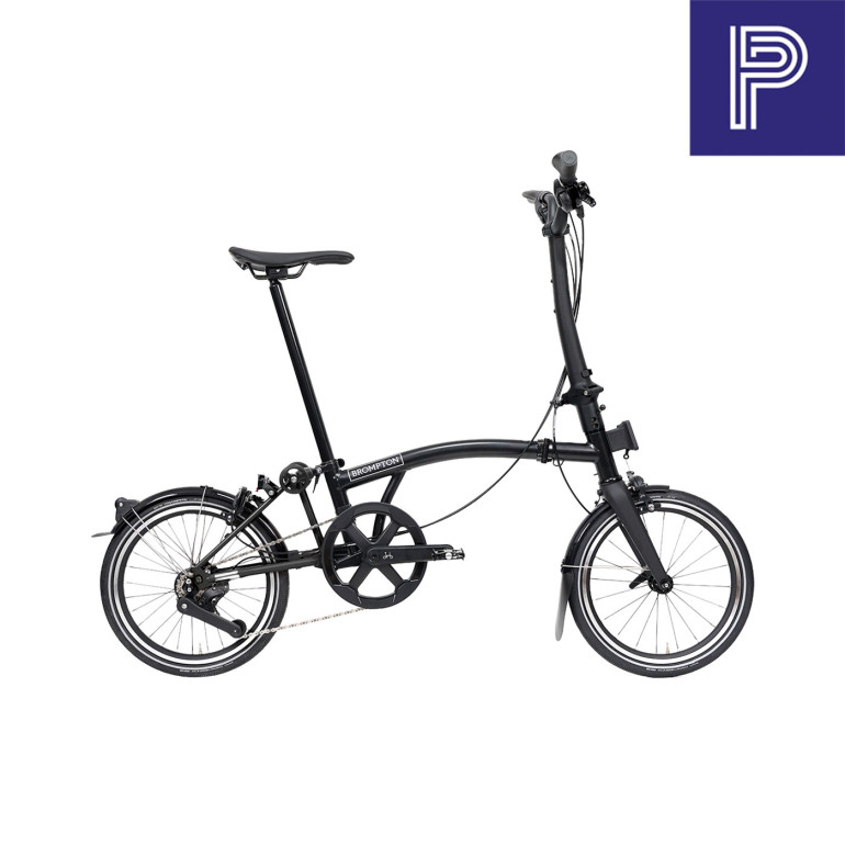 Brompton P Line Black High mit Carbon und Titan Bild 01
